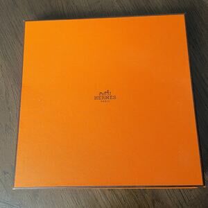 Hermes Scarf Gift Box Empty Orange Cardboard Paris France Storage Tissue Paper